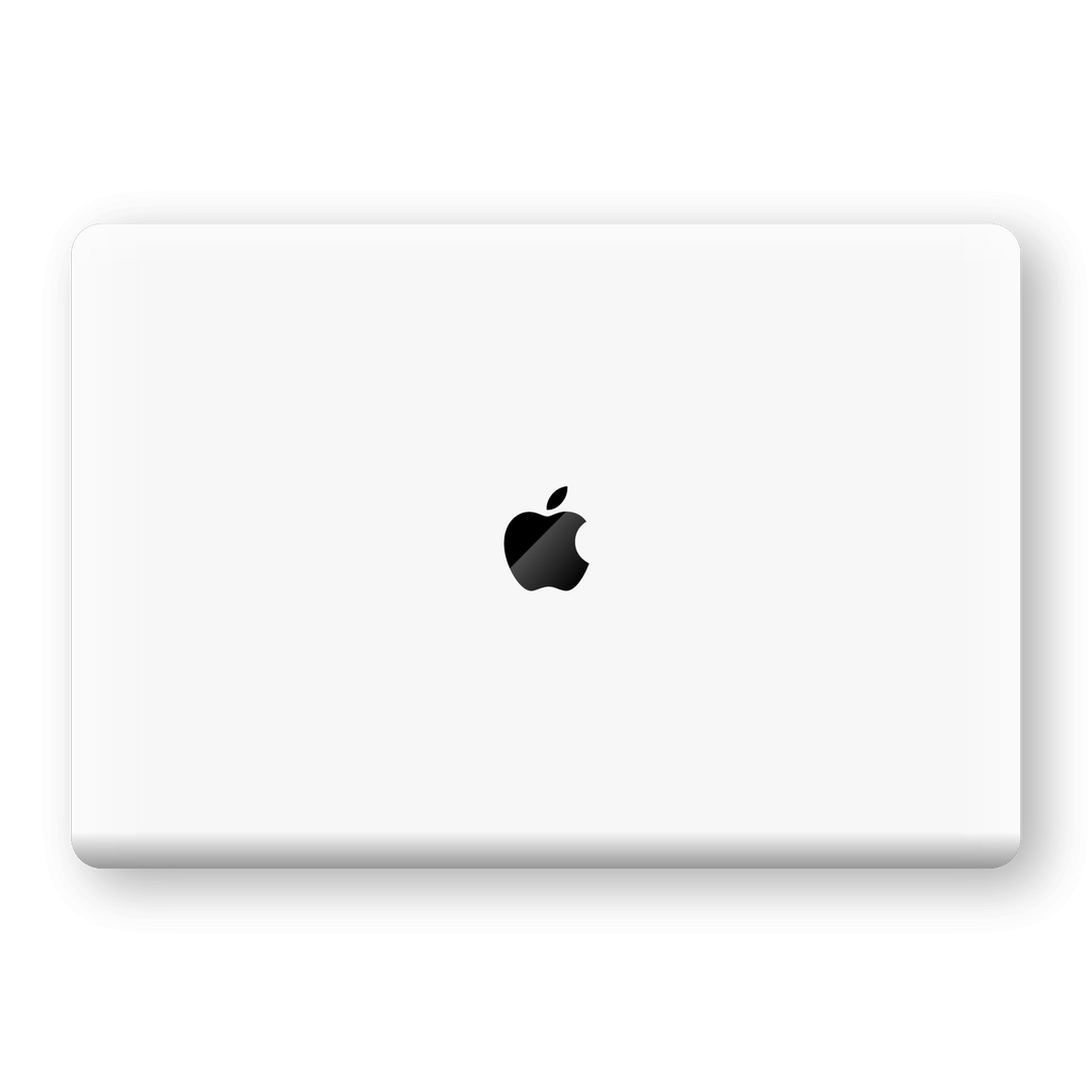 MacBook Pro 13" (No Touch Bar) JET WHITE Glossy Gloss Finish Skin, Decal, Wrap, Protector, Cover by EasySkinz | EasySkinz.com