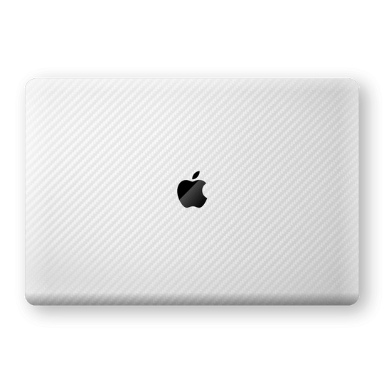 MacBook Pro 13" (2020) 3D Textured CARBON Fibre Skin - WHITE