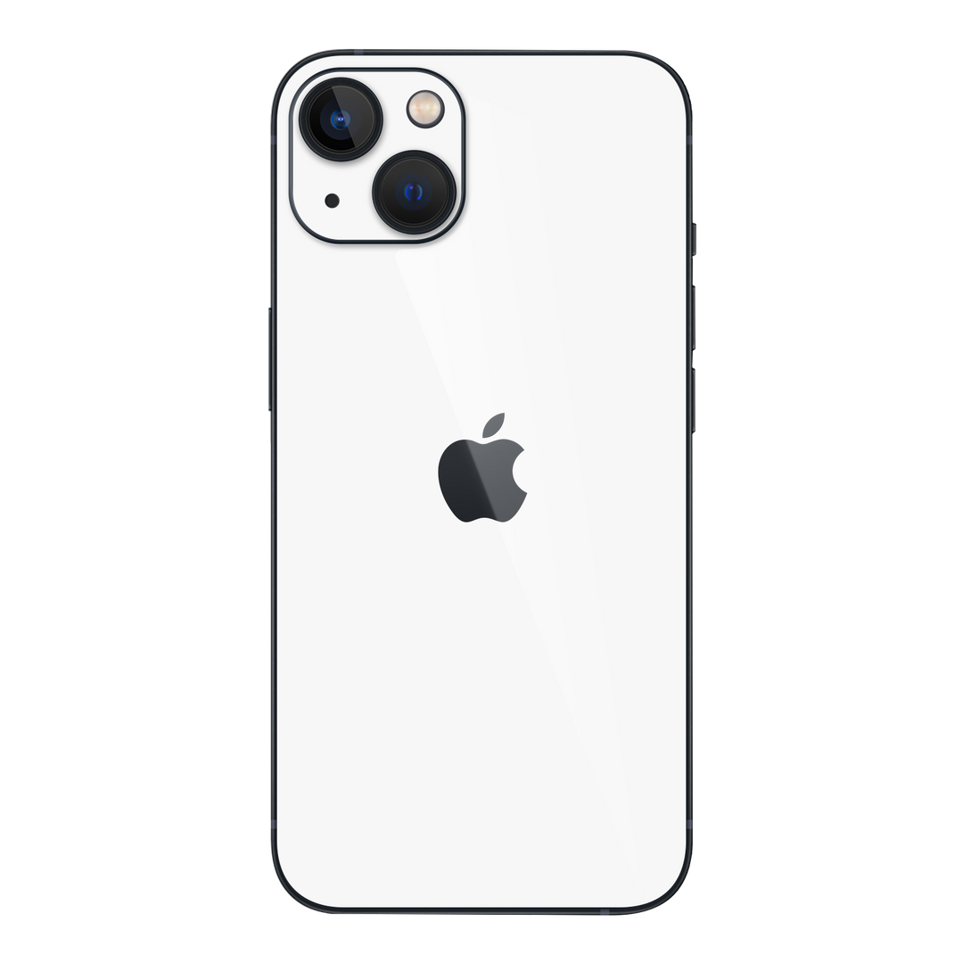 iPhone 13 MINI GLOSSY JET WHITE Skin - Premium Protective Skin Wrap Sticker Decal Cover by QSKINZ | Qskinz.com